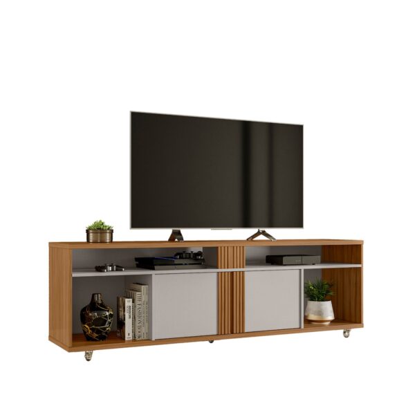 RACK P/TV HASTA 70 REF:1290 270FREIJO TREND/OFF WHITE 59X180X40 CM