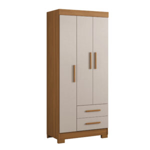 Ropero 3 puertas 2 cajones