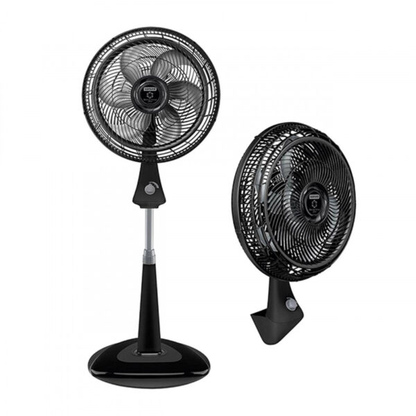 VENTILADOR SILENCIOSO SAMURAI FORCE PLUS 2 EN 1 NEGRO