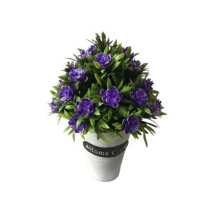 ADORNO FLOR ARTIFICIAL E/MACETA REF: 456-55241 / 8x19cm