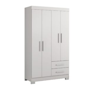 ROPERO OLI45 4 PUERTAS 2 CAJONES NT5005 129/BLANC FLEX/ROSA 187X108X45 CM