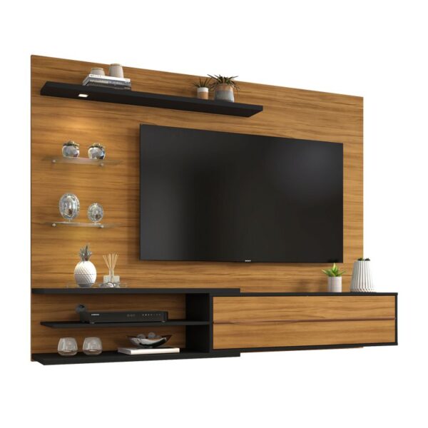 PANEL P/TV HASTA 60" REF:NT1115 243FREIJO TREND/NEGRO TX 151X180X36 CM