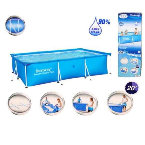 PISCINA RECTANGULAR 56404/917086 (3.0X2.01X66CM)