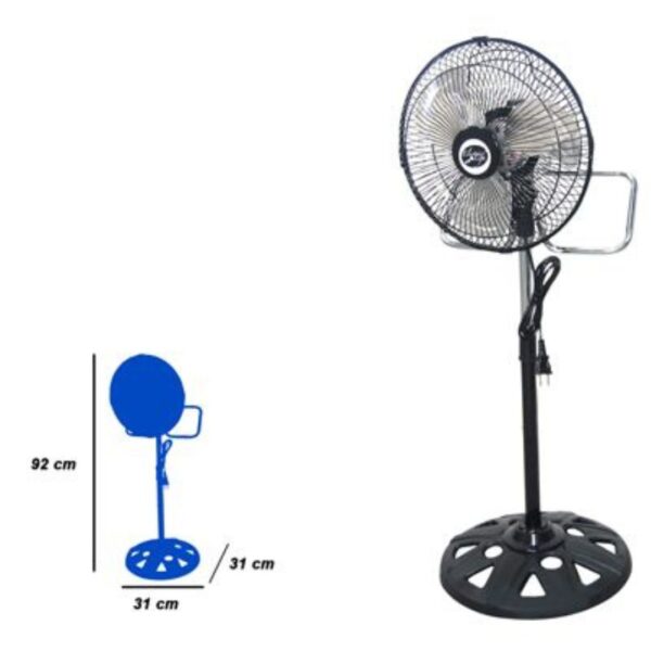 VENTILADOR MINI E.LIFE 3 IN1 MY-1088 10" NEGRO & SUS PARTES