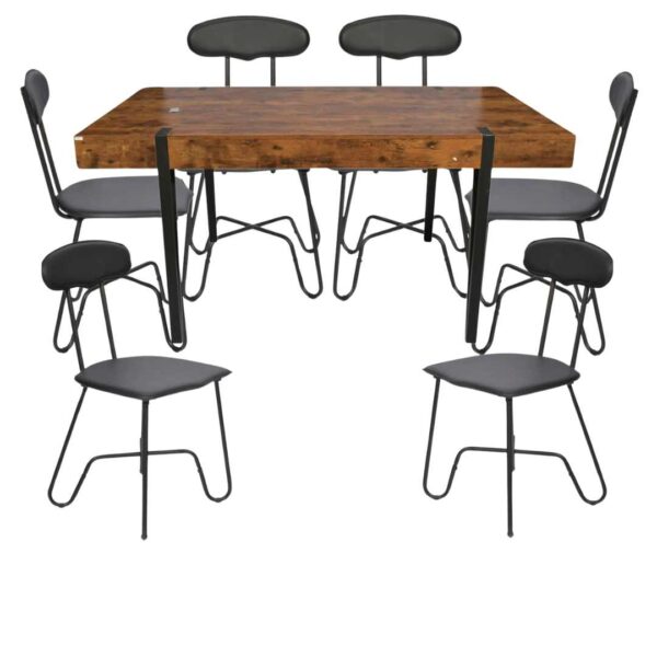 JUEGO COMEDOR REF:LY-N0980 (1+6 SILLAS)