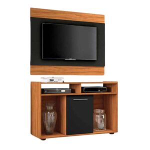 COMBO PANEL+RACK PARA TV SHOW REF:52146/243 FREIJO TREND/NEGRO TX