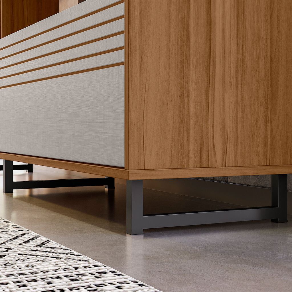 CENTRO DE ENTRETENIMIENTO P/TV 65" REF:NT1300 COLOR OFF WHITE/MADERA - Image 2