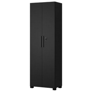 ARMARIO MULTIUSO 2 PUERTAS CON LLAVE 4020 COLOR NEGRO 187X61X38 CM