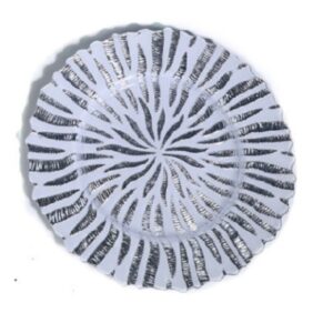 PORTAPLATOS 33X2 5X33CM PLATEADO-BLANCO REF: 831-XMSM201-033A