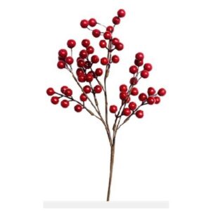 FLOR ARTIFICIAL 33CM ROJO REF: 831-MX2467-460