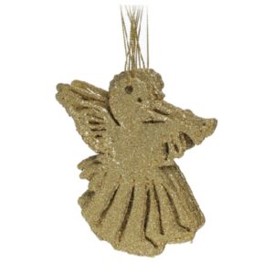 JUEGO 6 ORNAMENTOS ANGEL 9X11X0 3CM DORADO REF: 831-XMTX215-1258B