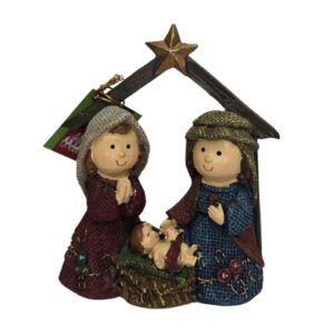 ADORNO NAV. SAGRADA FAMILIA 14x5x16.5CM REF: 064-052385