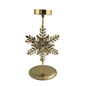 CANDELABRO NAV. COPO NIEVE DORADO REF: 130-4200526 17X8X8.2CM