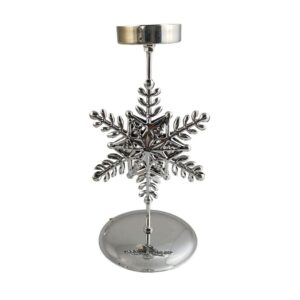 CANDELABRO NAV. COPO NIEVE PLATEADO REF: 130-4200527 17X8X8.2CM