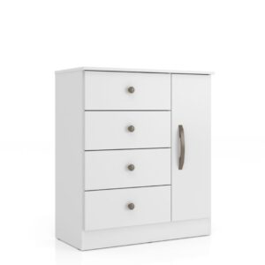 COMODA CAJONERA LISBOA 4C1P REF:4839 80X91X39CM BLANCO