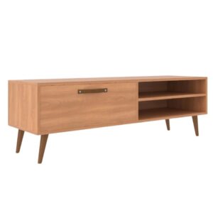 RACK MESA P/TV 55 MIAMI 1P REF:755 125X42X36CM FREIJO MADERA
