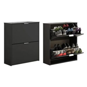 ZAPATERA SAFIRA 2P COLOR ONIX/NEGRO 3760.45