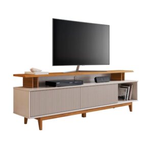MESA PARA TV 75" NT1385 275.OFFWHI/MADERA 180*58*38CM