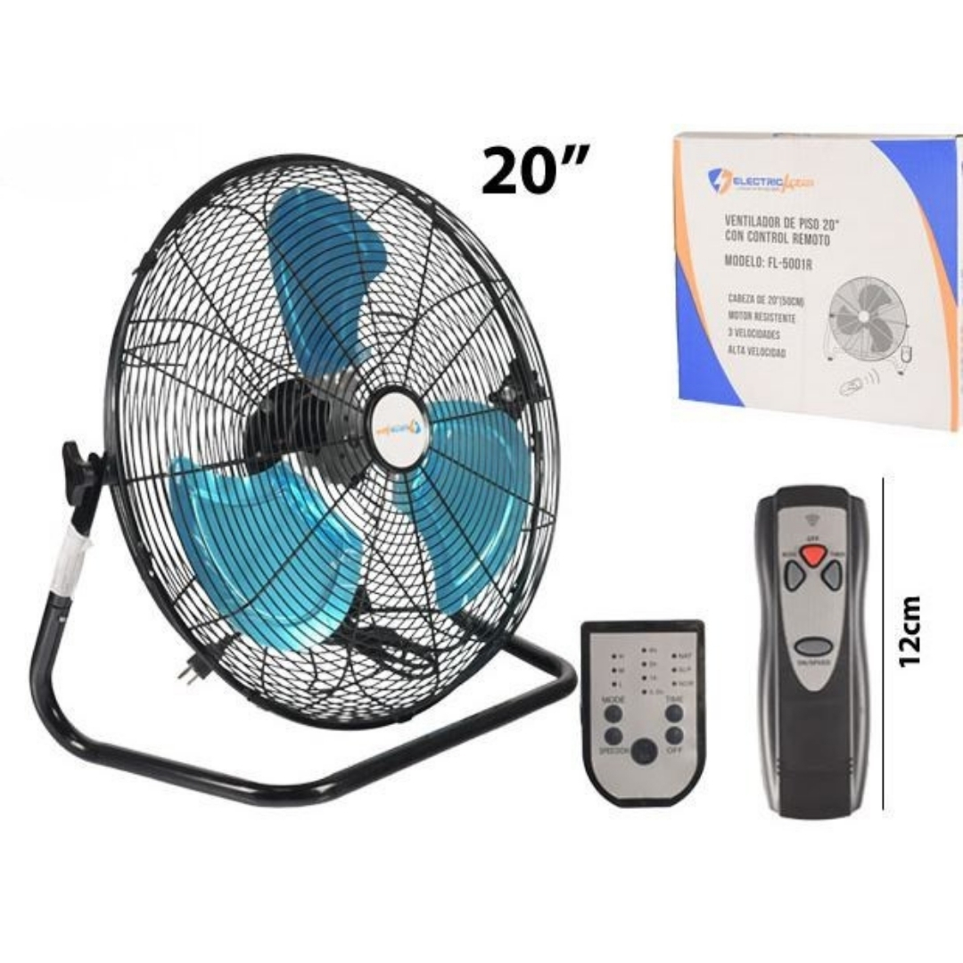 VENTILADOR MESA 20" 3 ASPAS C/CONTROL REMOTO REF: