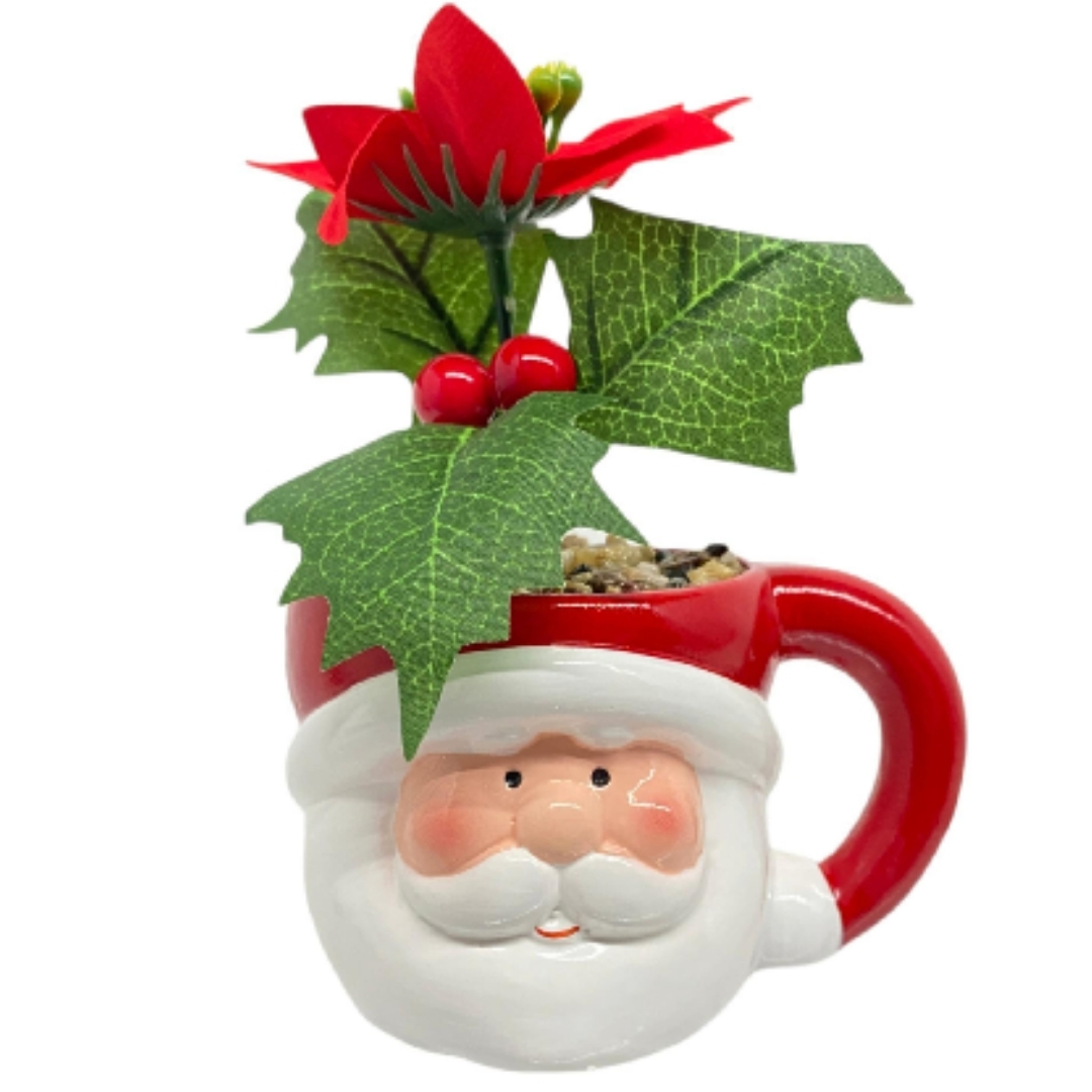 PLATA C/POTE SANTA 9.8X8X12CM REF. 200-6700018