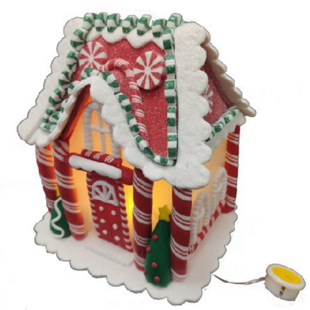 ADORNO CASA C/LUZ 13 3X18 4X17CM MULTICOLOR REF: 831-XMSZBC02-05