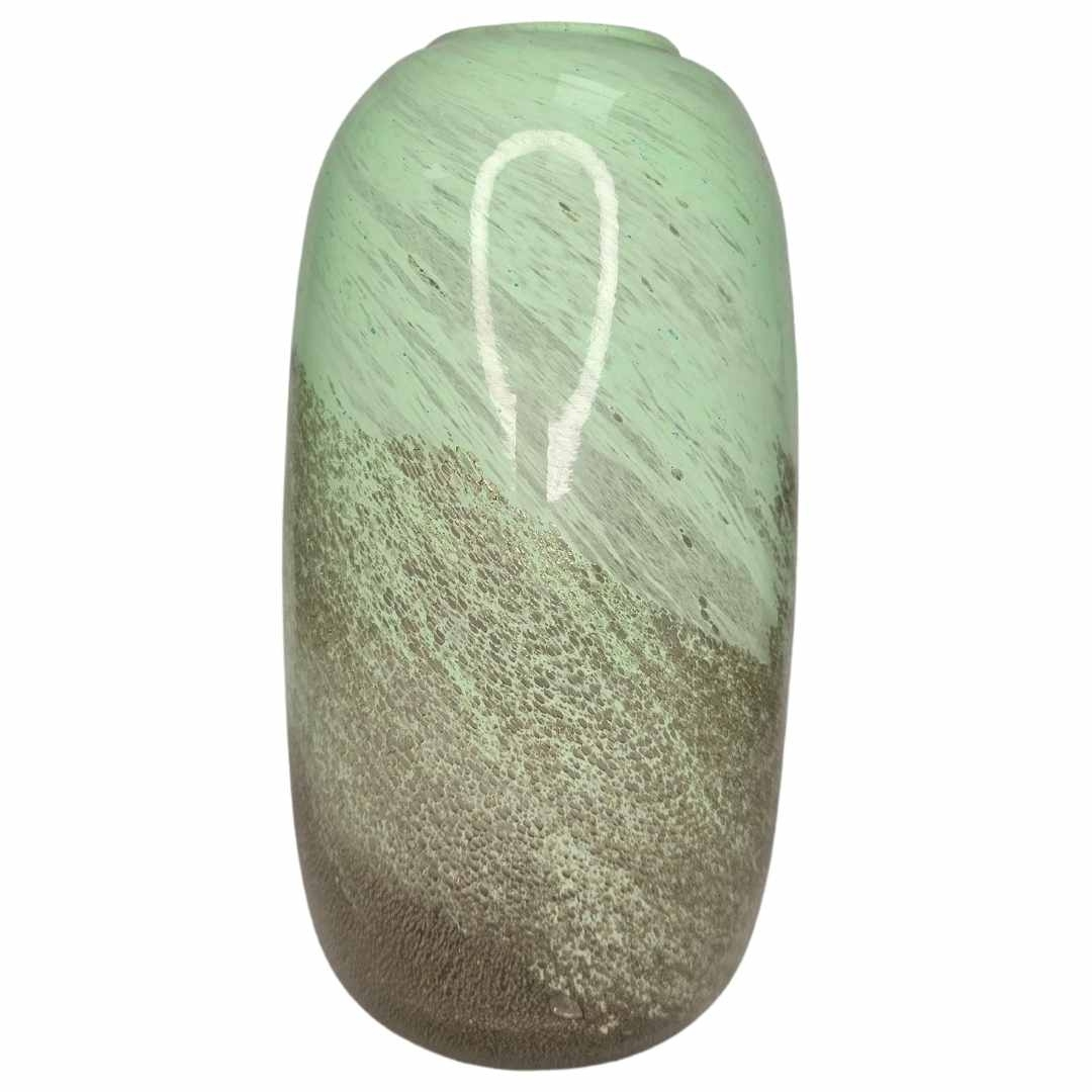 FLORERO JARRON VIDRIO GREEN REF: 412-743080 12.5x12.5x25CM