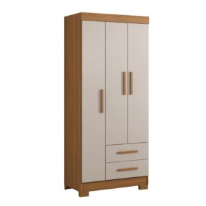 ROPERO OSLO45 3P2C NT5000/270/241  FREIJO TREND/OFF WHITE 187X81.3X45 CM
