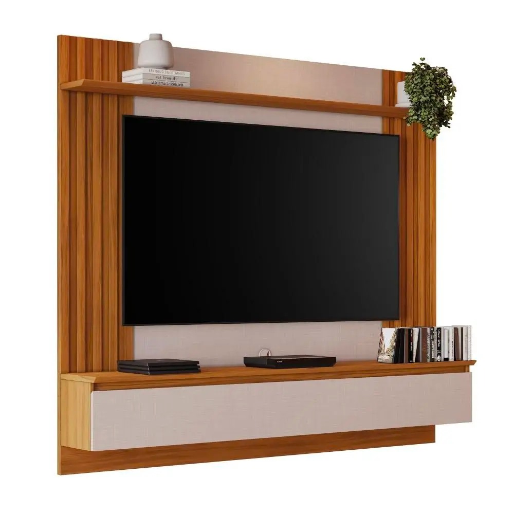 PANEL TV 65″ RIPADO REF:NT1365 275.OFFWHITE/MADERA 165*106*28CM