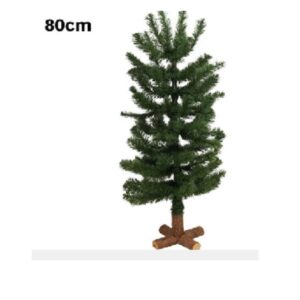 ARBOL CUERPO PVC RAMA CAIDA+ BASE TRONCO 80CM