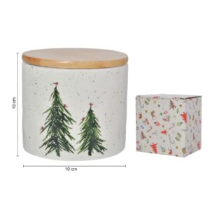REPOSTERO CERAMICA C/TAPA NAV.BAMBU