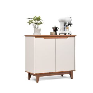 BUFETERA FLOW DE MADERA DE MDP 2 PUERTAS OFF WHITE