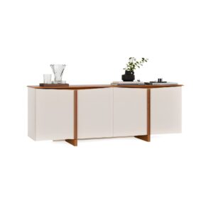 BUFETERA FLOW SENSE DE MADERA DE MDP 4 PUERTAS OFF